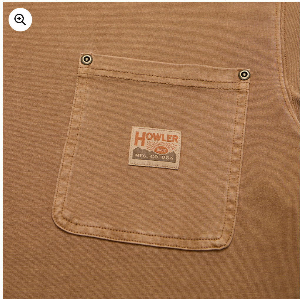 Howler Bros M SS Trade T-Shirt DUCK BROWN