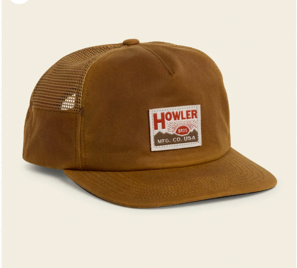 Howler Bros Unstructured Hat HB Mfg. Co: WAXED CANVAS