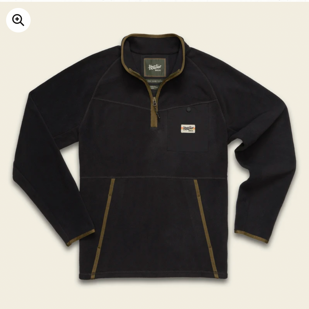 Howler Bros M Free Range Fleece Pullover CARBONITE