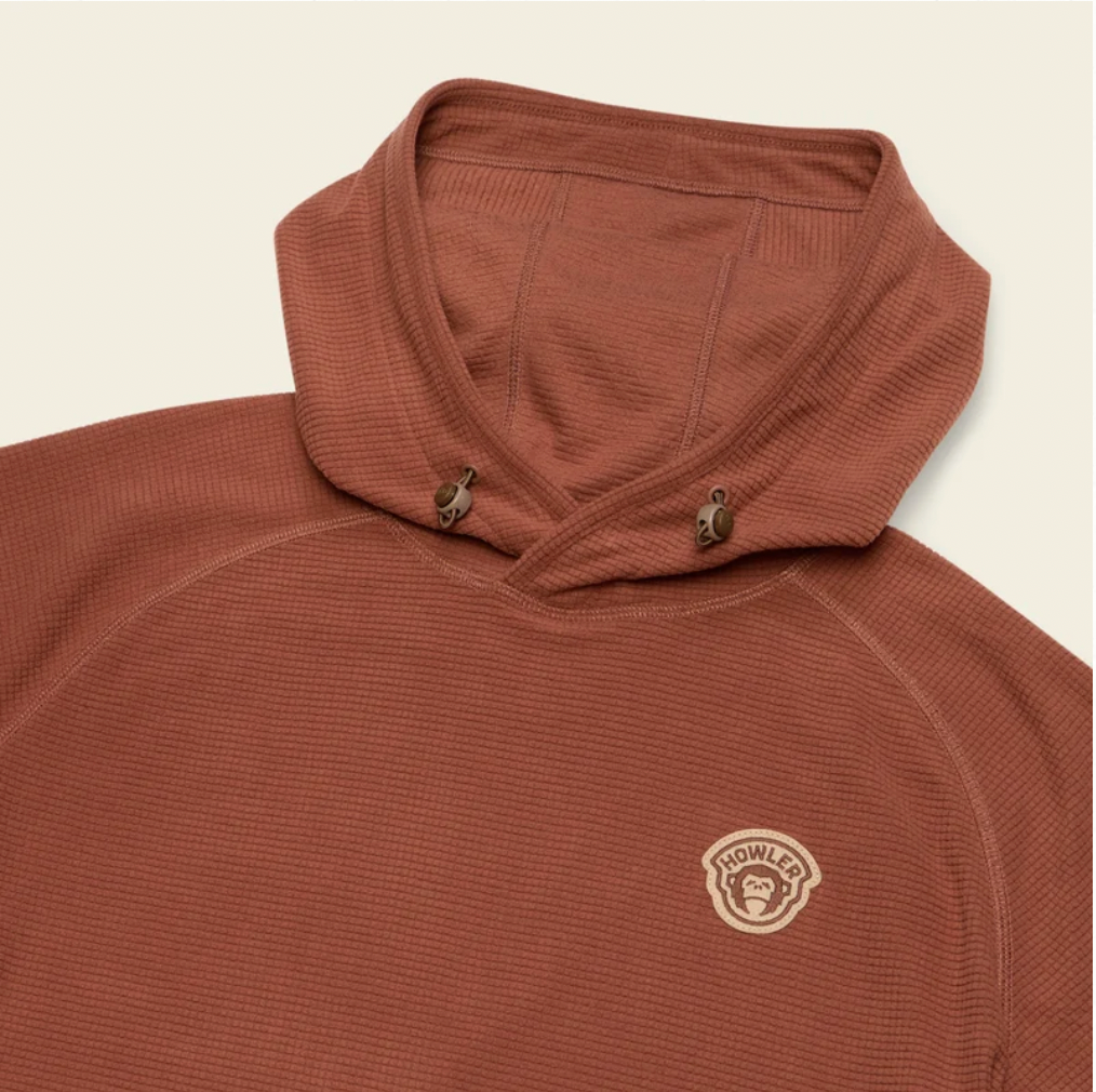 Howler Bros M Palo Duro Fleece Hoodie MINK BROWN