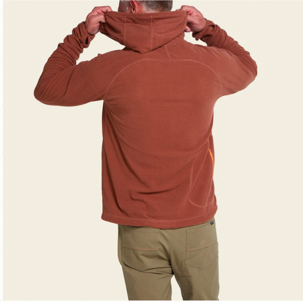 Howler Bros M Palo Duro Fleece Hoodie MINK BROWN
