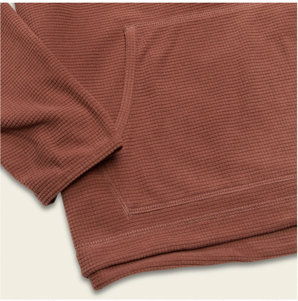 Howler Bros M Palo Duro Fleece Hoodie MINK BROWN