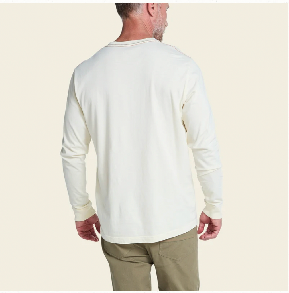 Howler Bros M LS El Monito Surfs T-Shirt NATURAL