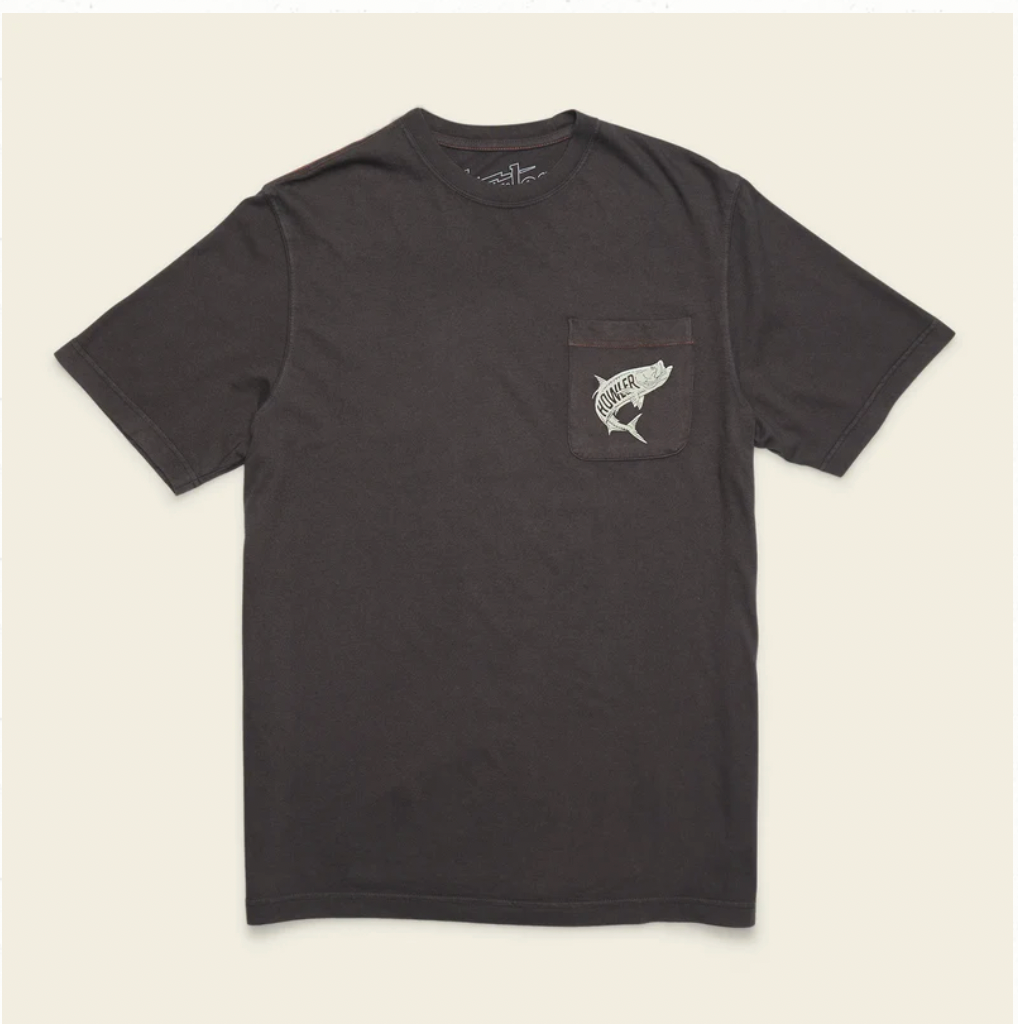 Howler Bros M SS Cotton Pocket T-Shirt DANCIN' KING: ANTIQUE BLACK