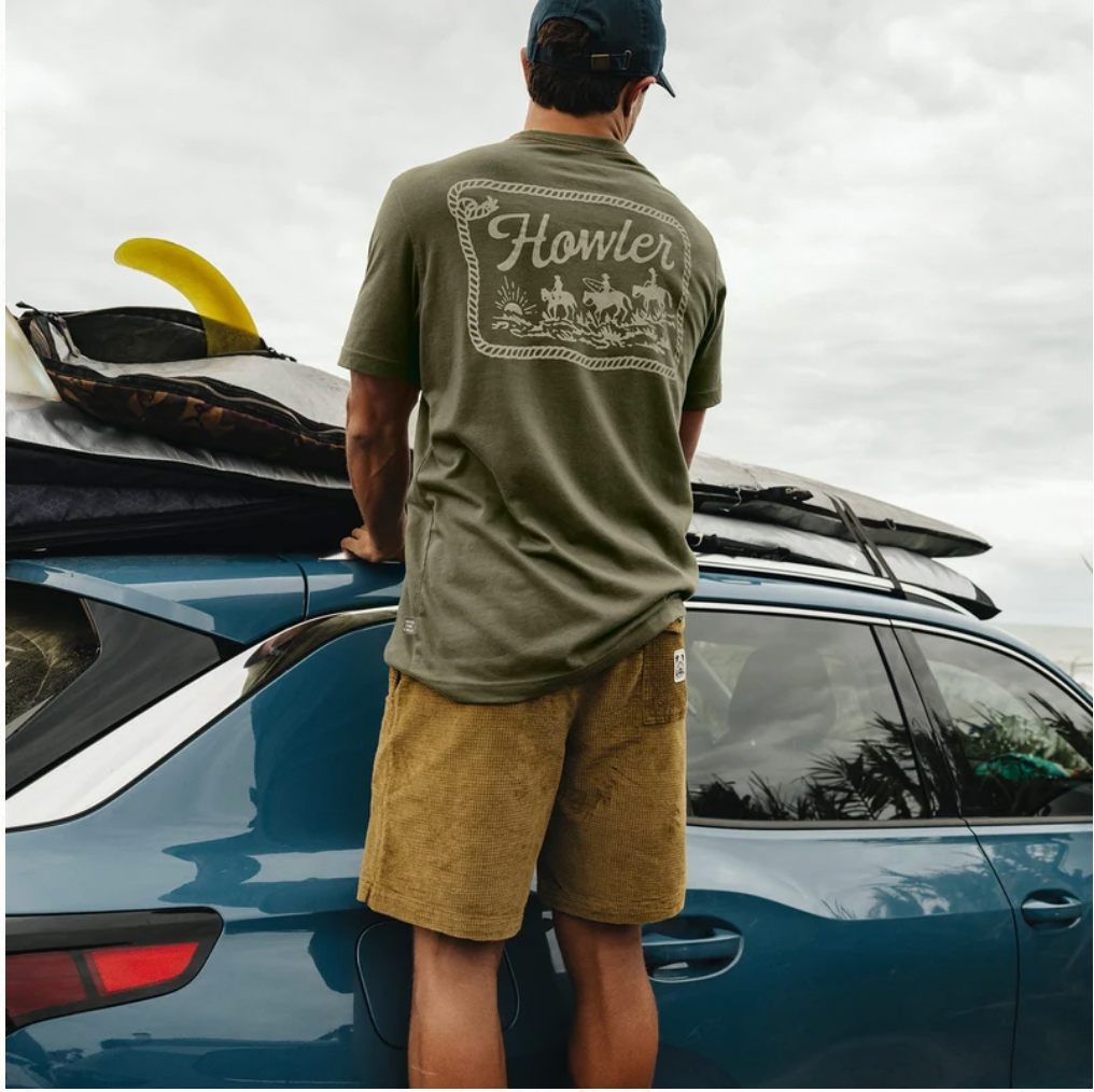 Howler Bros M SS Howler Posse T-Shirt DARK OLIVE