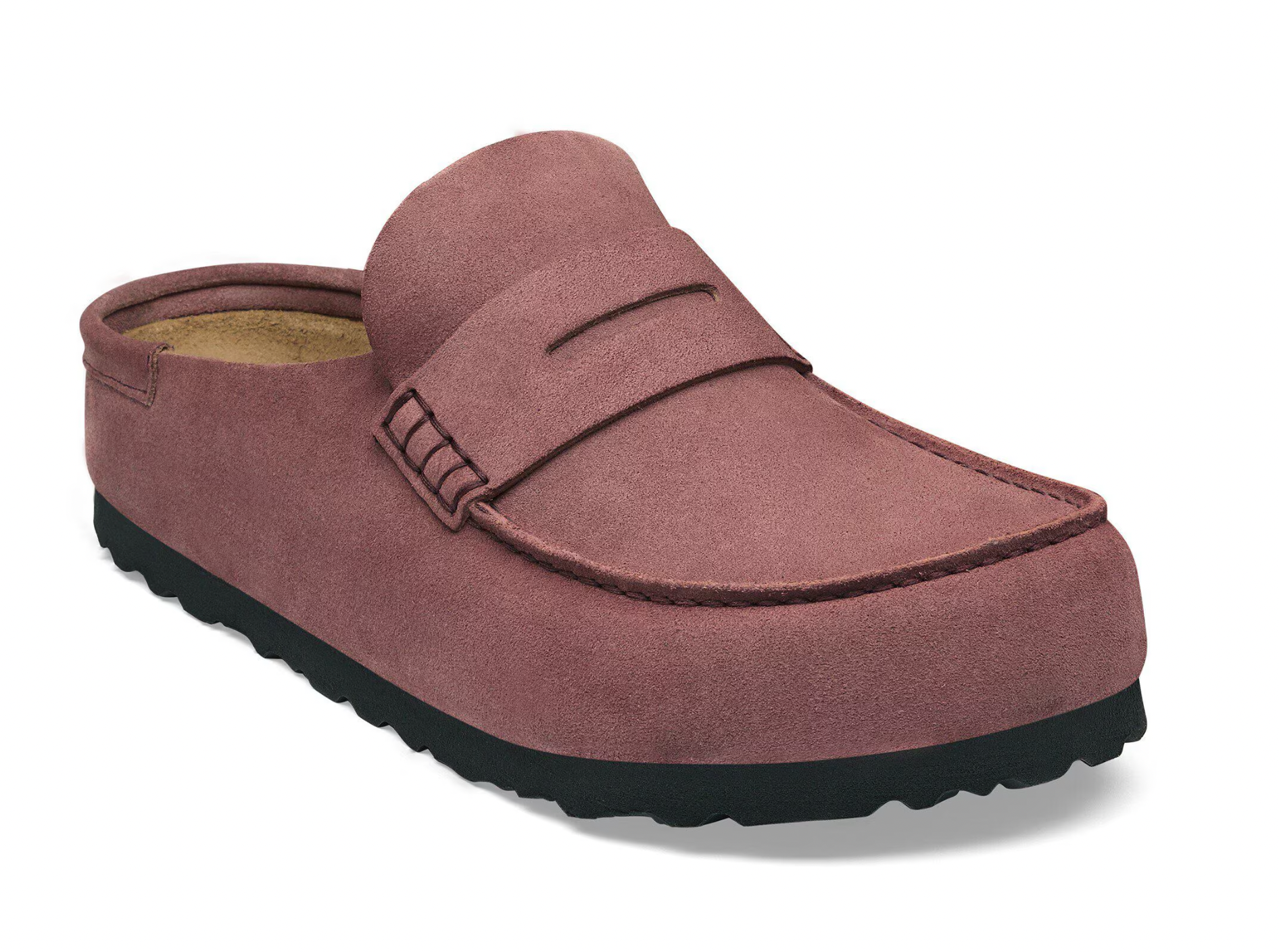 Birkenstock W Naples Wrapped Suede Leather PEPPER