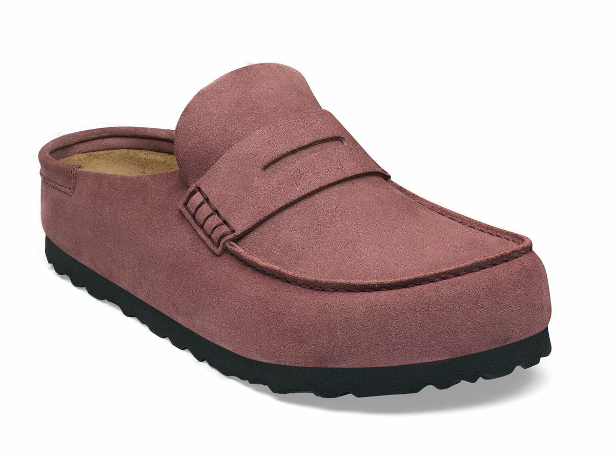 Birkenstock W Naples Wrapped Suede Leather PEPPER
