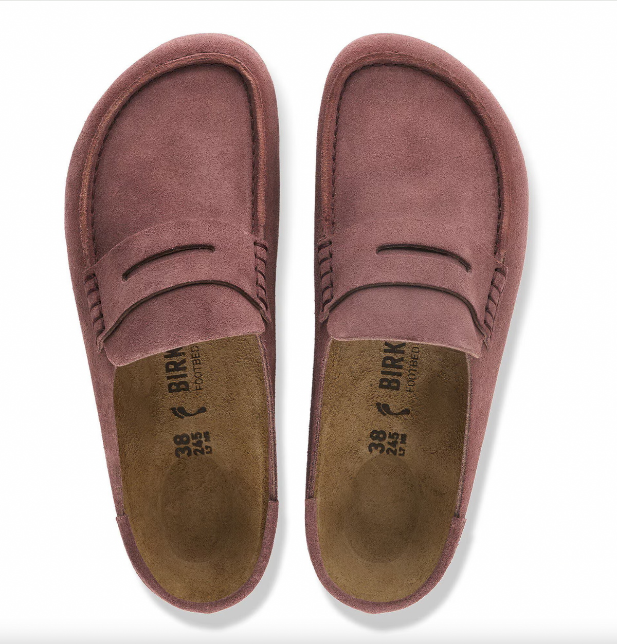 Birkenstock W Naples Wrapped Suede Leather PEPPER