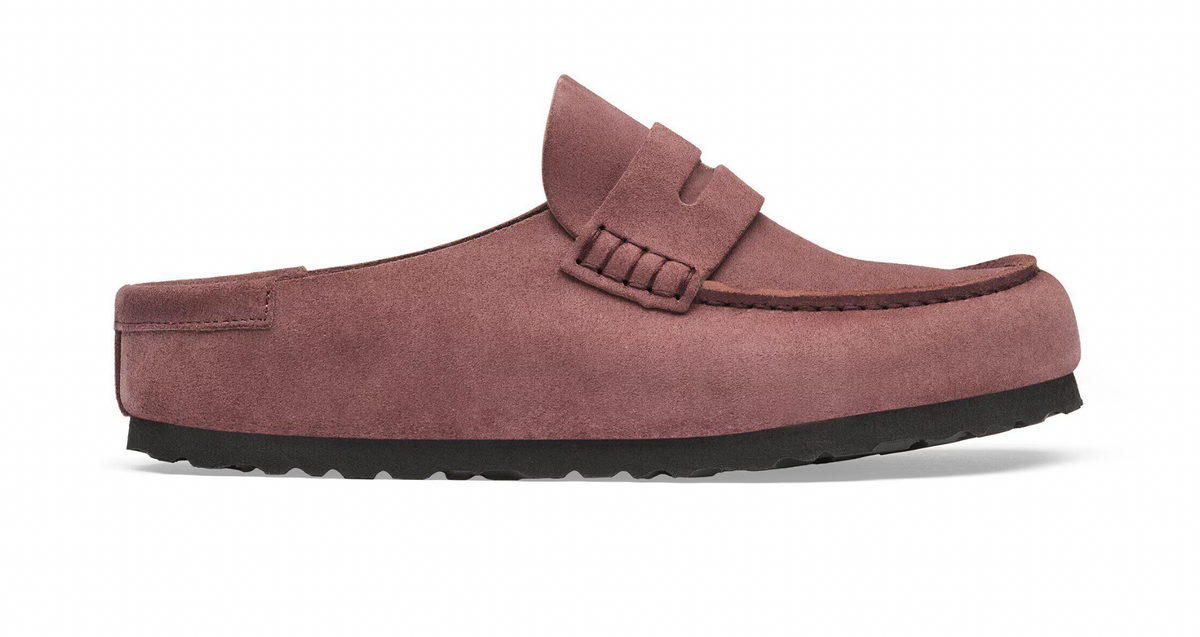 Birkenstock W Naples Wrapped Suede Leather PEPPER