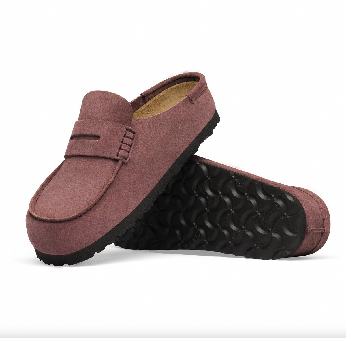 Birkenstock W Naples Wrapped Suede Leather PEPPER