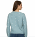 Flag & Anthem W Flora Embroidered Sweater ICE BLUE