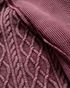 Flag & Anthem W Hattieville Mixed Media Cable Henley BURGUNDY