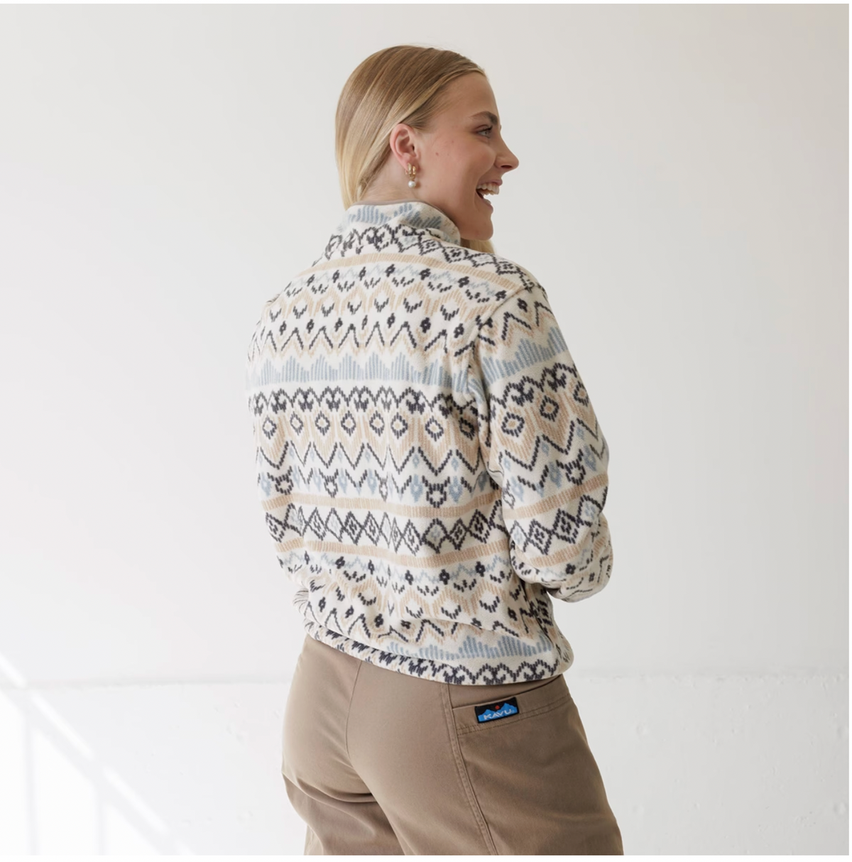 KAVU W Hidden Hills Fleece PO HORIZON HOLIDAY