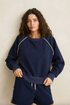 Rhythm W Pipe Polar Crewneck OCEAN