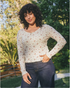 Toad & Co W Foothill Pointelle Henley SALT DITSY