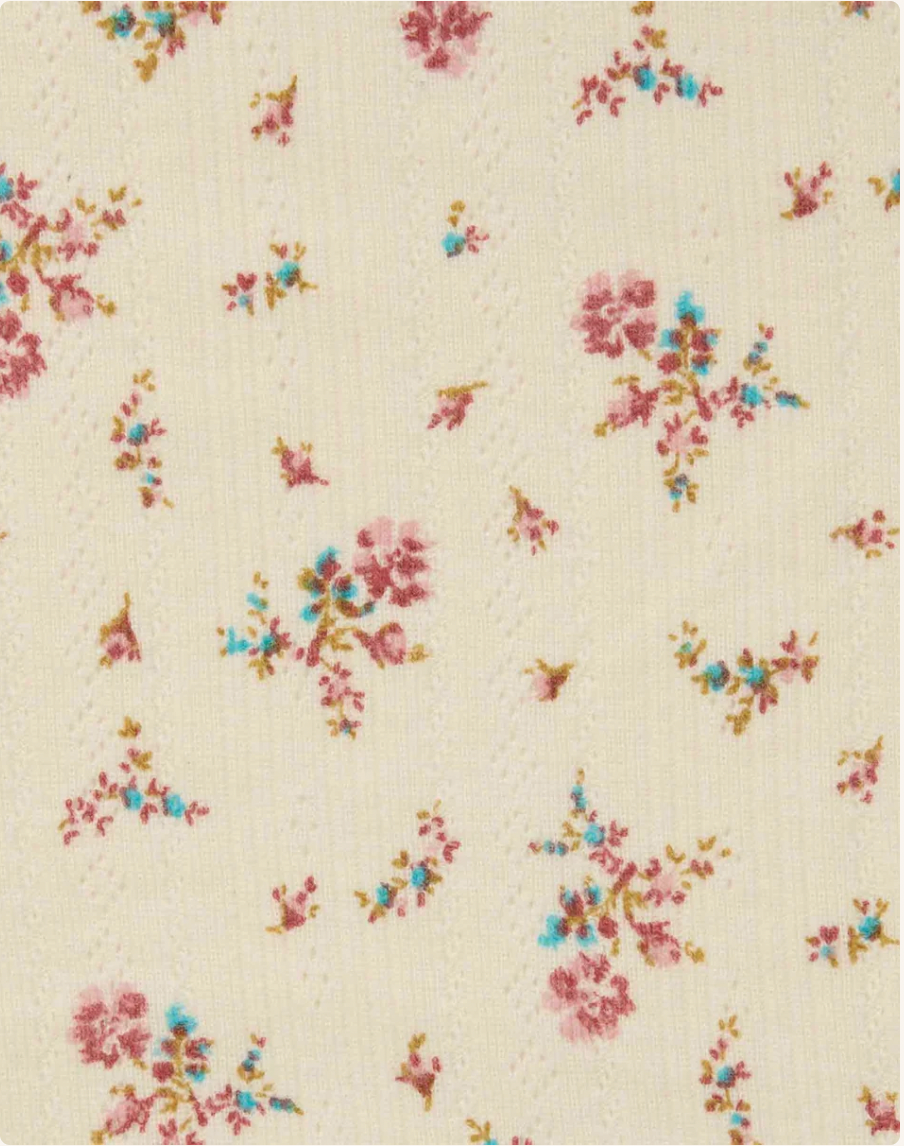 Toad & Co W Foothill Pointelle Henley SALT DITSY