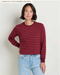Toad & Co W LS Boundless Jersey Tee PORT PATTERN