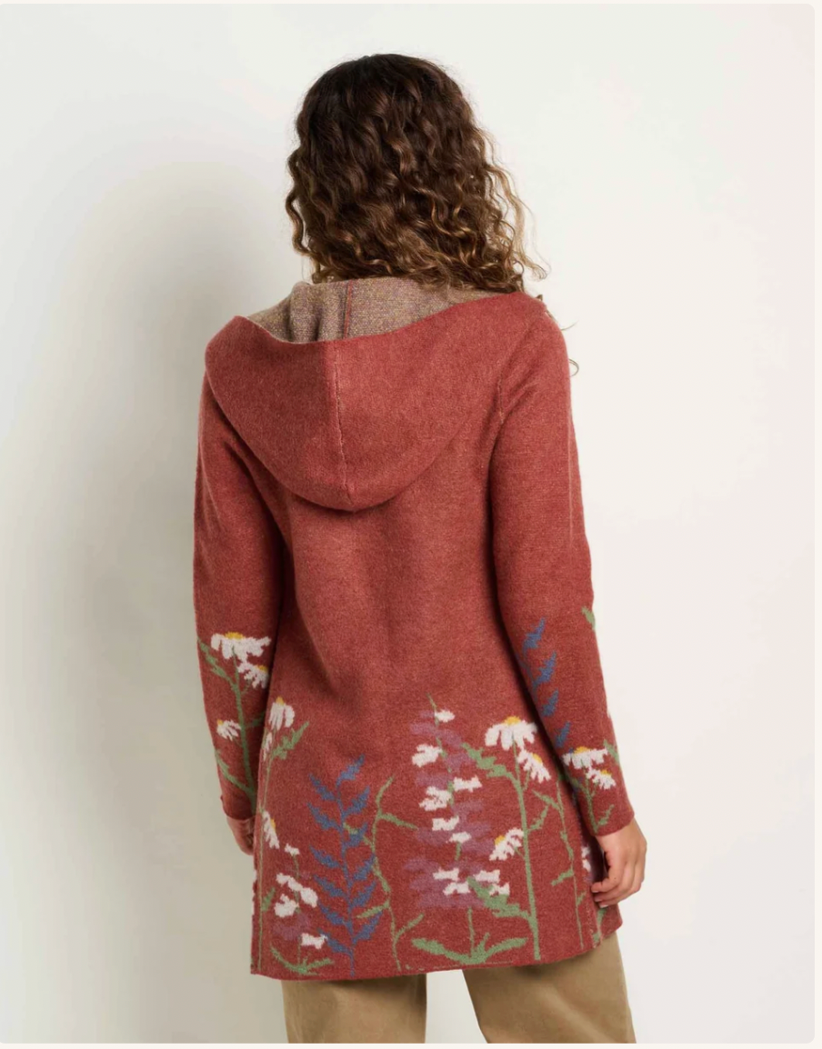 Toad & Co W Merino Heartfelt Hoodie SUNDOWN