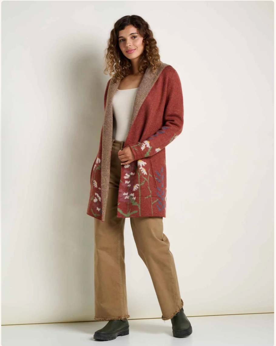 Toad & Co W Merino Heartfelt Hoodie SUNDOWN