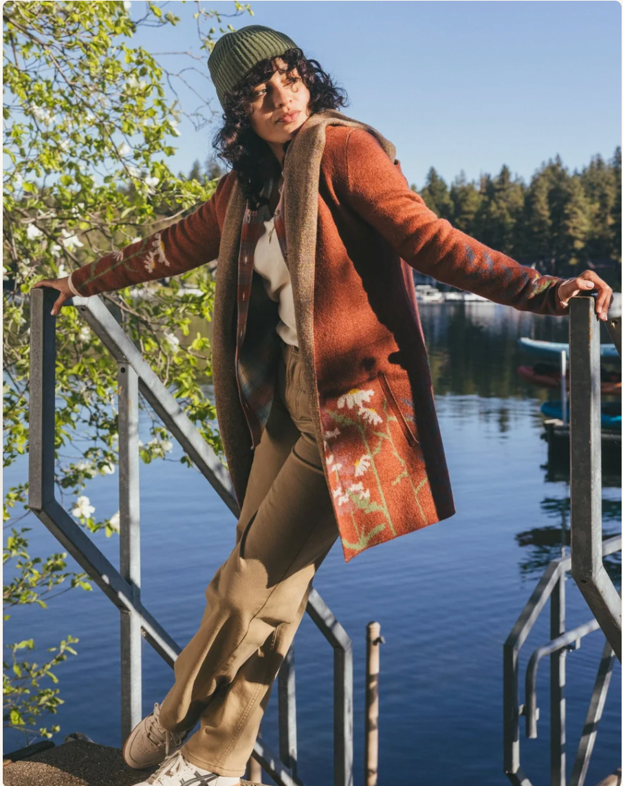 Toad & Co W Merino Heartfelt Hoodie SUNDOWN