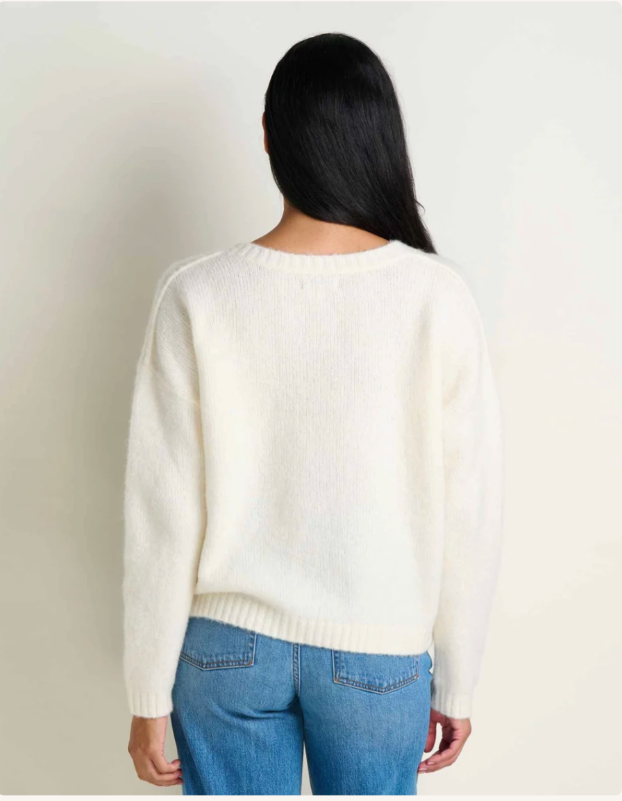 Toad & Co W Toddy Pullover Sweater LIMESTONE PATTERN