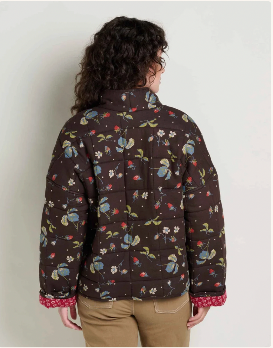 Toad & Co W Manzana Quilted Jacket BARNWOOD PRINT