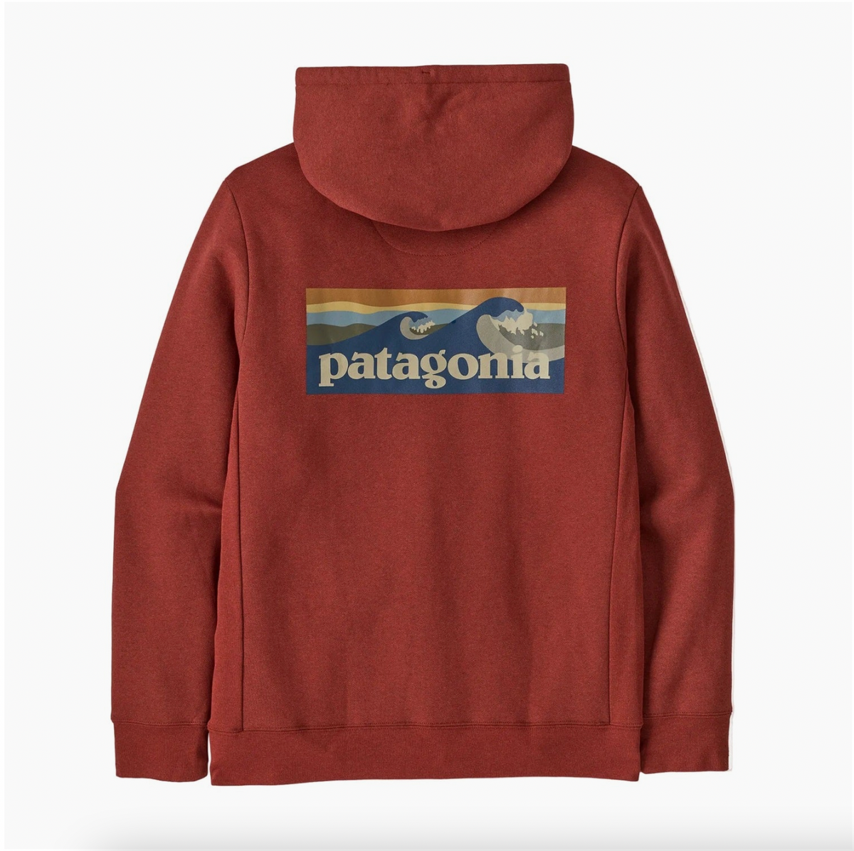 Patagonia M Boardshort Logo Uprisal Hoody RUSTY RED