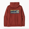 Patagonia M Boardshort Logo Uprisal Hoody RUSTY RED