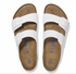Birkenstock W Arizona SFB Leather WHITE - NARROW