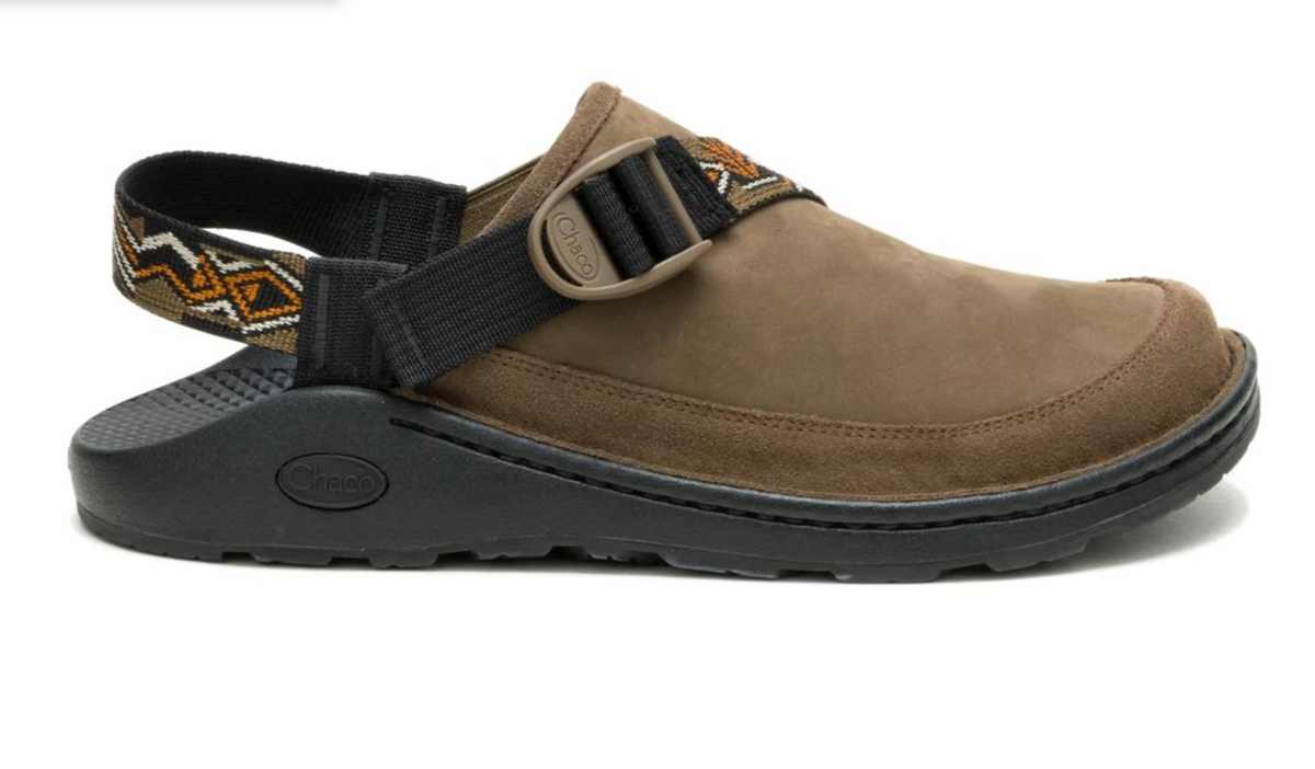 Chaco M Canyon Clog Leather Shoe PADDLE HICKORY