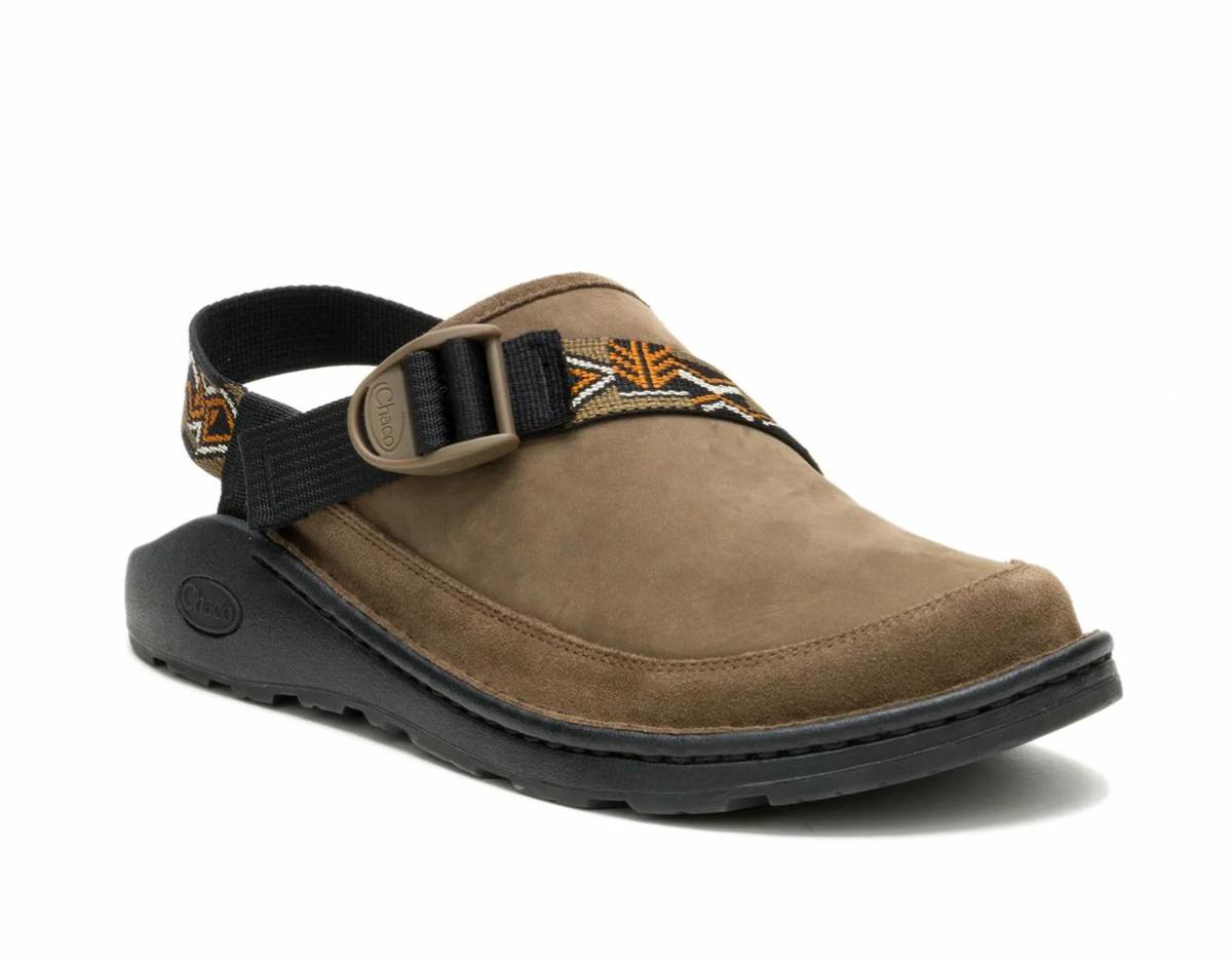 Chaco M Canyon Clog Leather Shoe PADDLE HICKORY