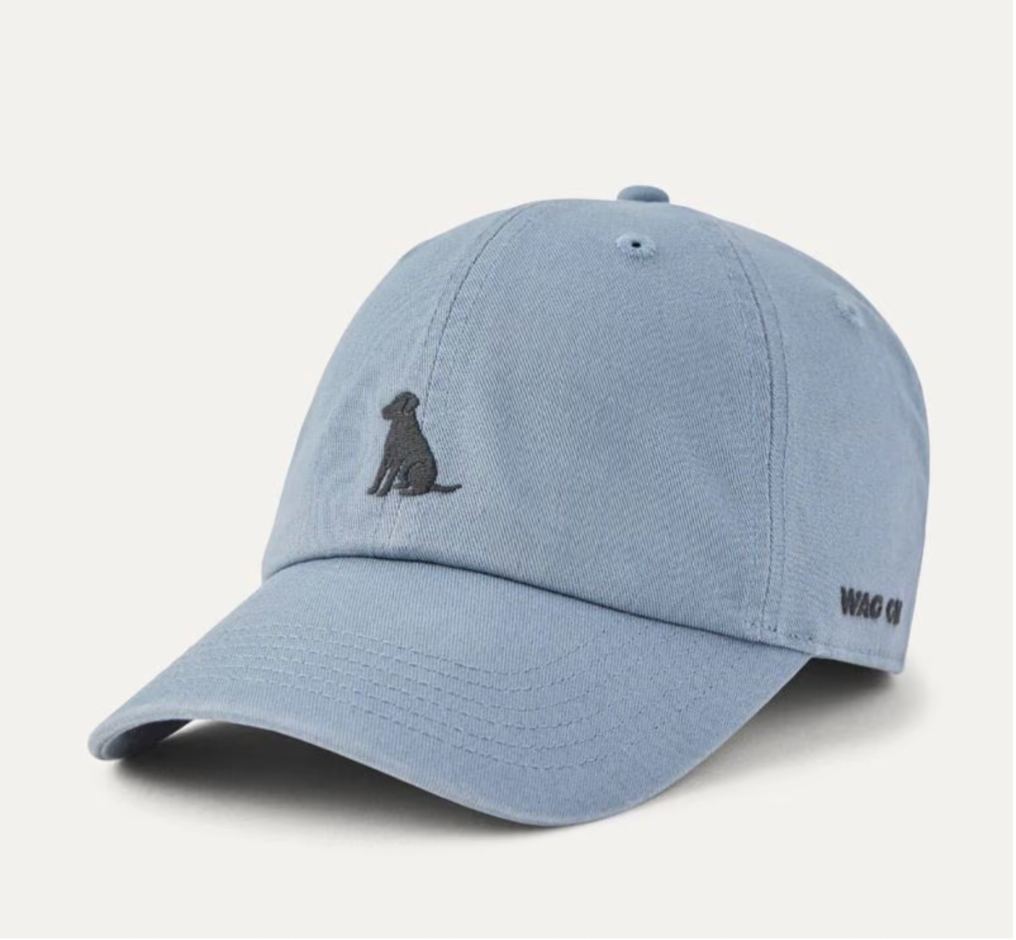 Life is Good Chill Cap Wag on Dog SLATE BLUE