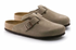 Birkenstock W Boston Suede TAUPE - NARROW