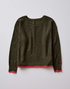 Carve Designs W Drue Fuzzy Sweater FIR / POINSETTIA