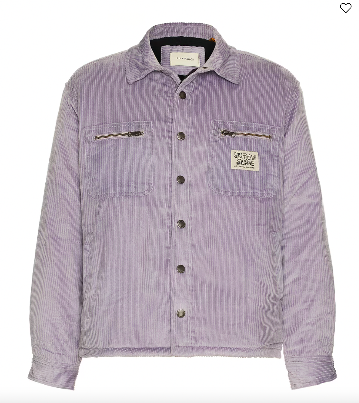 Critical Slide M Zipped Overshirt MAUVE