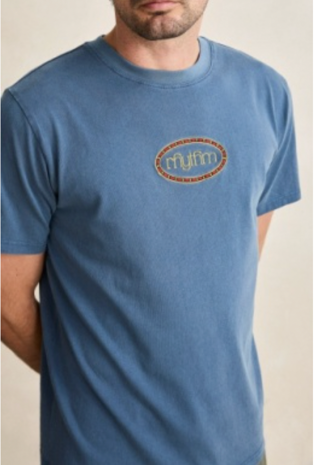 Rhythm M SS Botanica Vintage T-Shirt NAVY