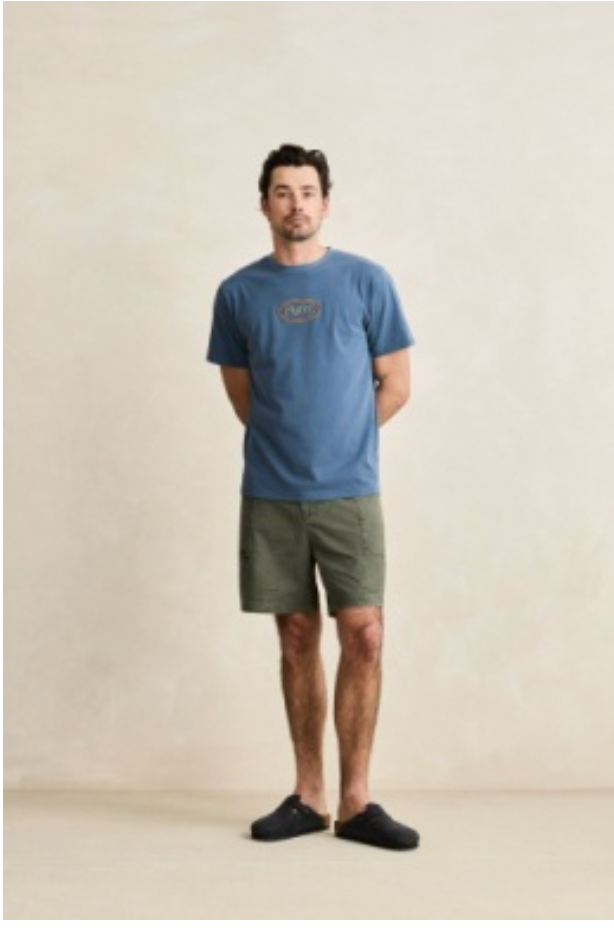 Rhythm M SS Botanica Vintage T-Shirt NAVY