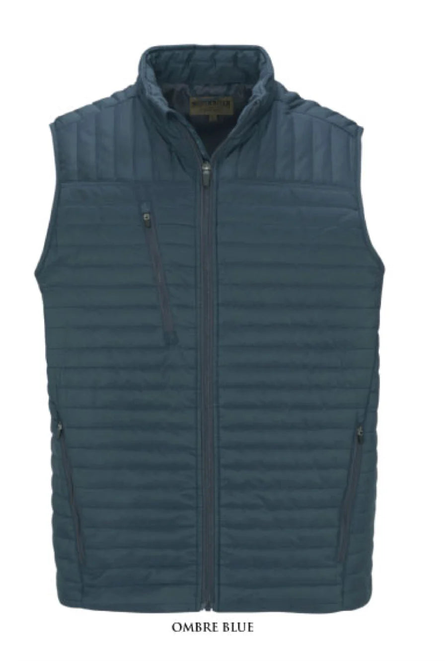 North River M Quilted Vest OMBRE BLUE