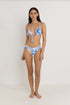 Rhythm W Paradise Floral Slide Tri Top BLUE