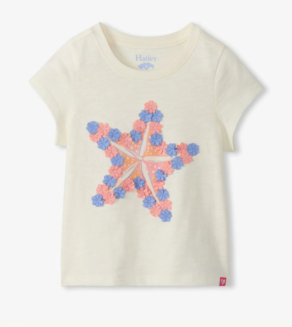 Hatley Kids SS Starfish Tee CAMI LACE