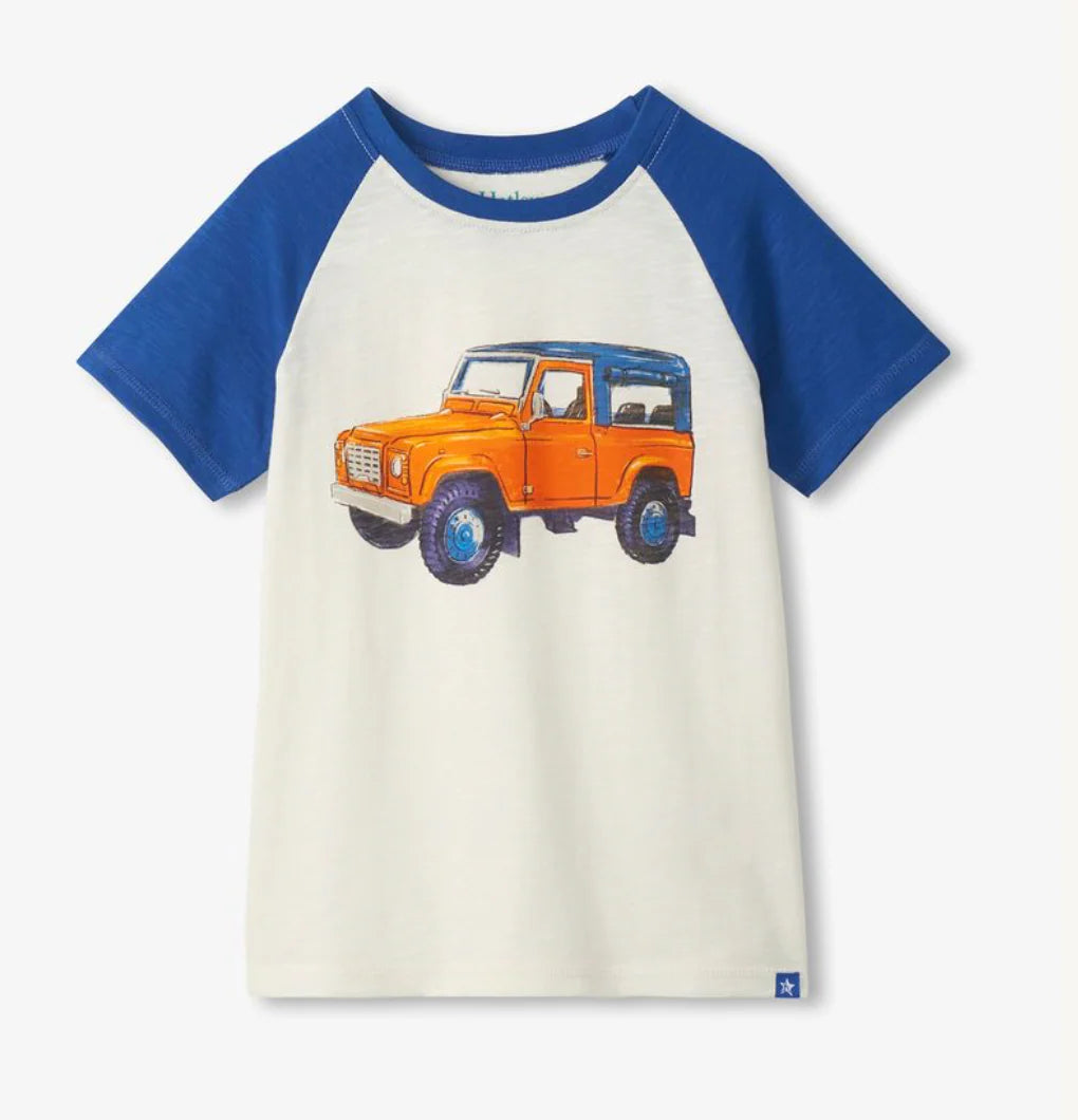 Hatley Kids SS Offroad Raglan Tee CAMI LACE