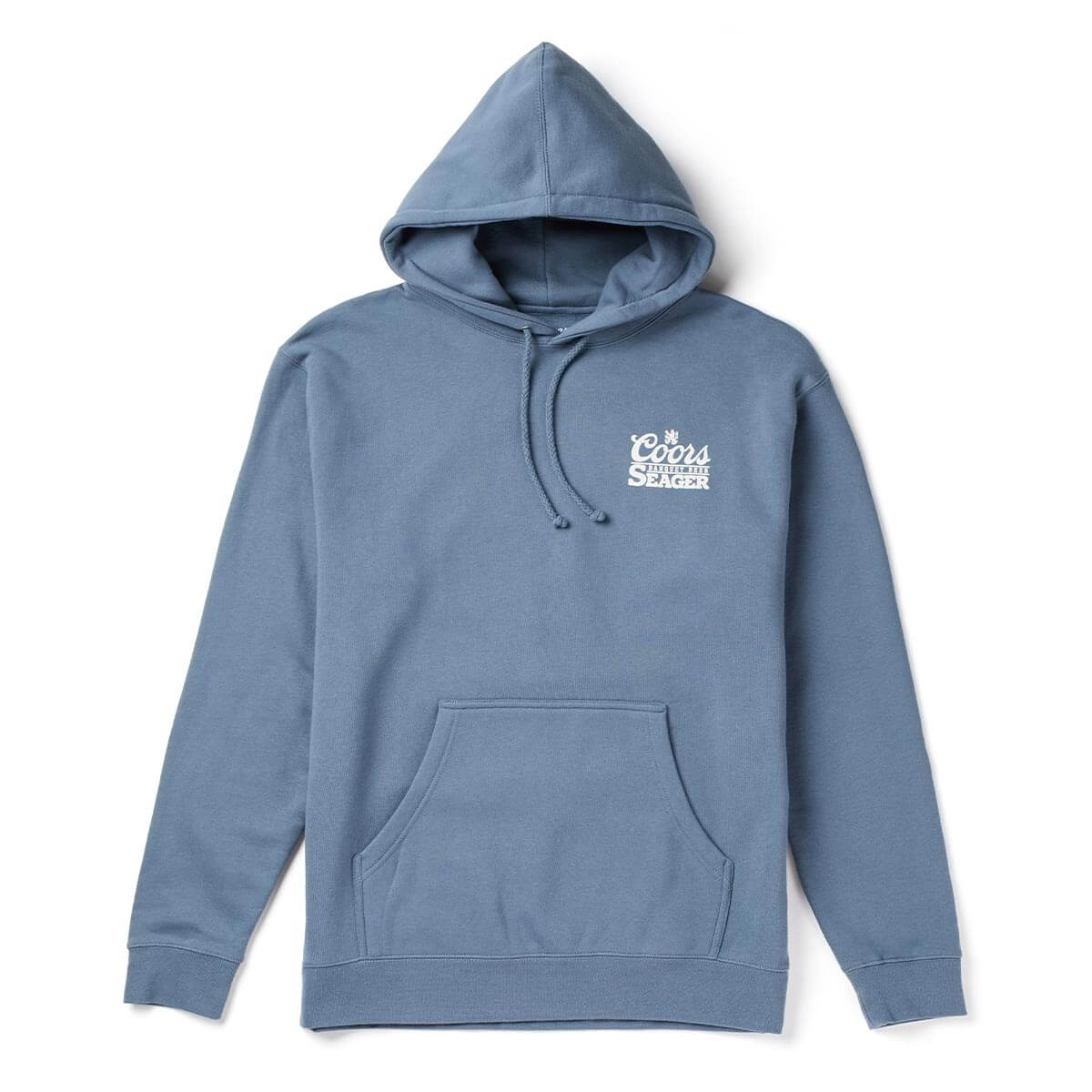 Seager M Coors Bumper Fleece Hoodie STEEL BLUE