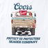 Seager M SS Coors Bumper Tee WHITE