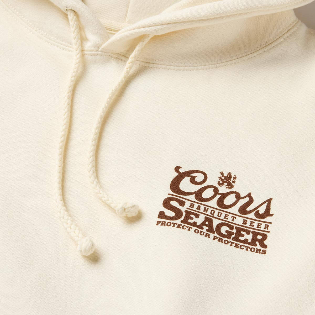 Seager M Coors Banquet Hotshot Fleece Hoodie BONE