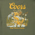 Seager M SS Coors Banquet Preserve Tee SURPLUS GREEN