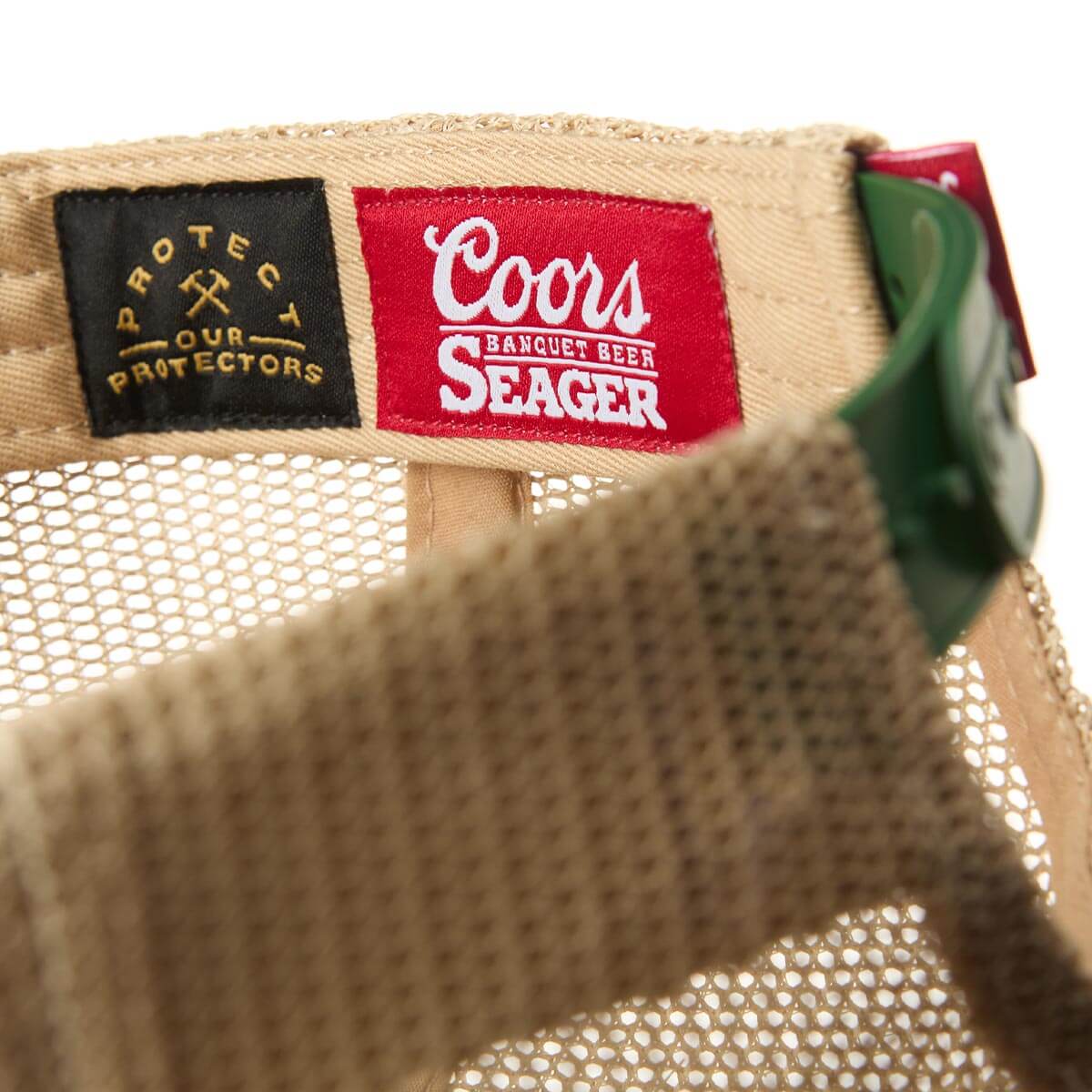 Seager X Coors Banquet Helo Trucker Snapback GREEN