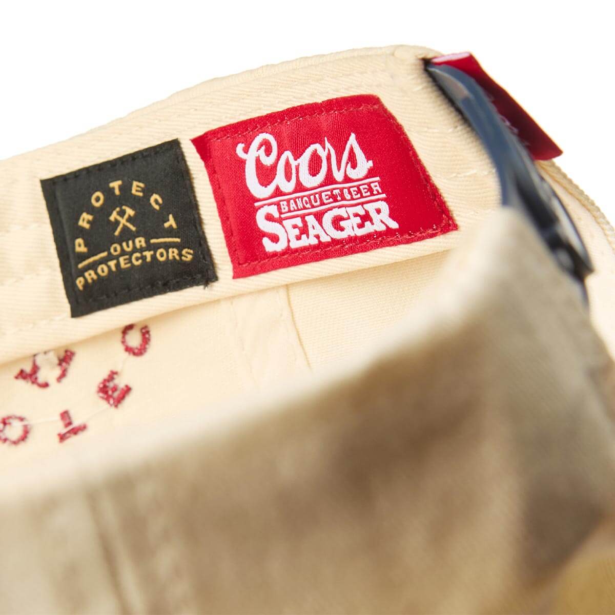 Seager X Coors Banquet P.O.P. Snapback CREAM/NAVY