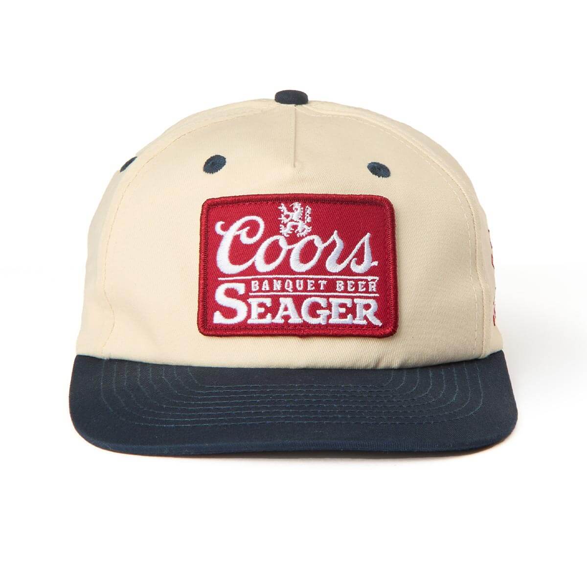 Seager X Coors Banquet P.O.P. Snapback CREAM/NAVY