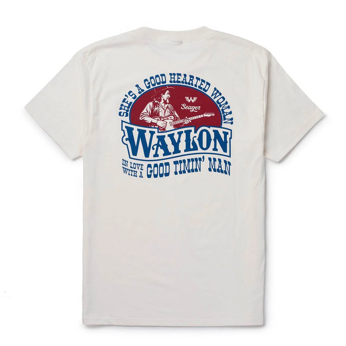 Seager M SS Good Hearted Woman Tee VINTAGE WHITE
