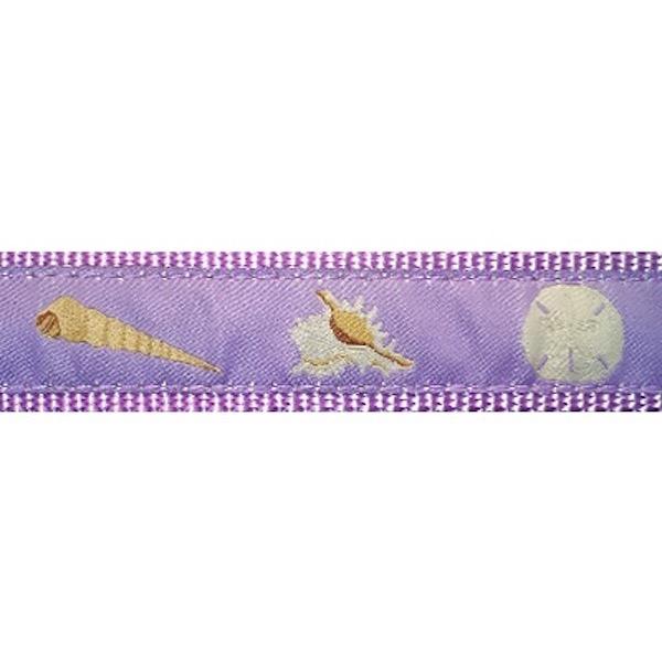 Preston Dog Collar Seashells LILAC